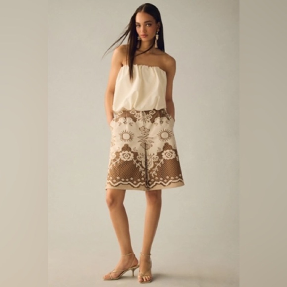 NWT Beatrice .b lace bermuda fully lined - Picture 10 of 12